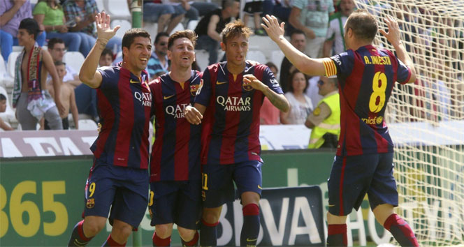 Messi, Neymar ve Suarez gole doymuyor!