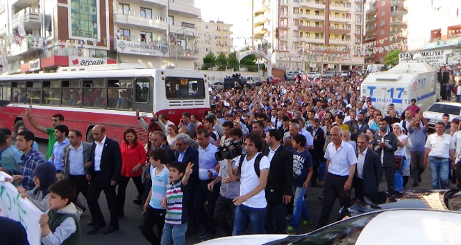 Saldırılar Diyarbakır’da protesto edildi!