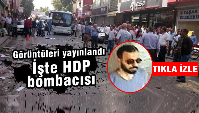 İşte HDP Binalarına Bomba Koyan Terörist!