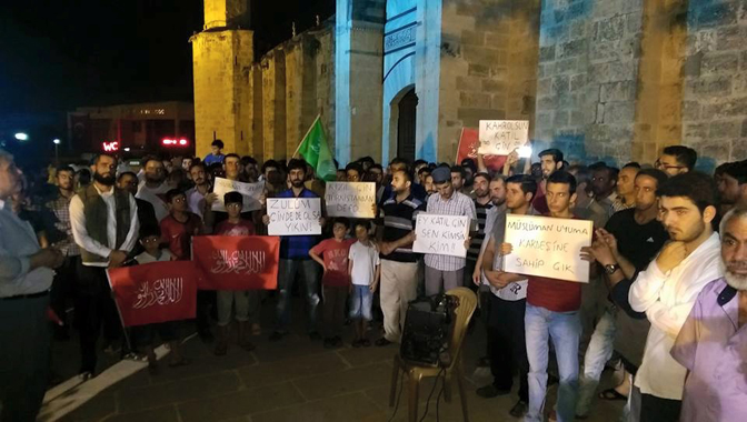 Tarsus'ta Çin Zulmü Protesto Edildi