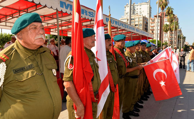 Mersin de KKTC Barış Harekatının 41’inci Yıldönümü Törenle Kutlandı