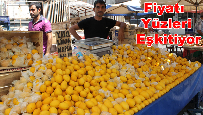 Mersin'de Limon Üreticisini Sevindiriyor, Tüketiciyi ise Üzüyor