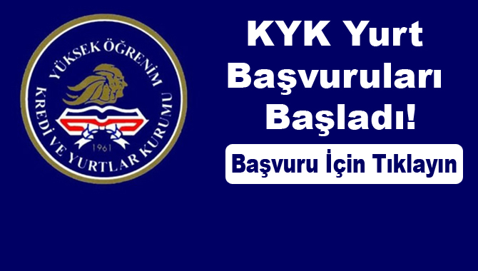 2015 KYK yurt başvuruları başladı!