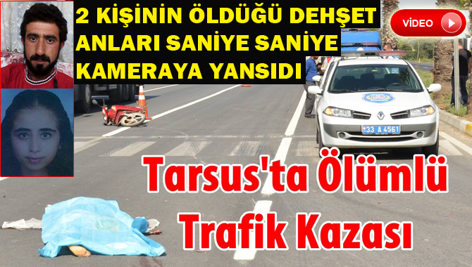 2 Kişinin Öldüğü Kaza Araç Kamerasına Saniye Saniye Yansıdı