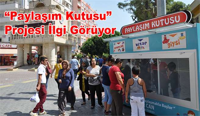 “Paylaşım Kutusu” Projesi İlgi Görüyor