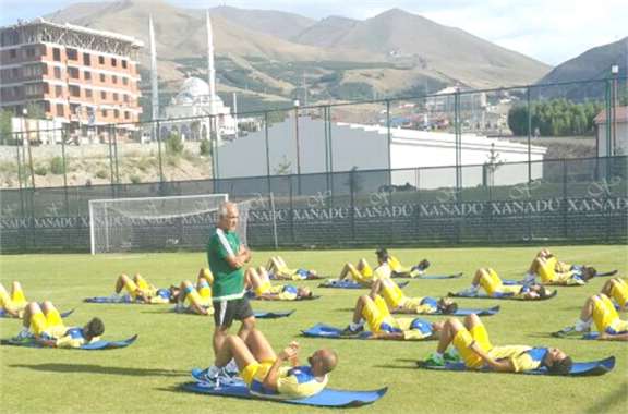 Tarsusta Tepecikspor maçı hazırlığı