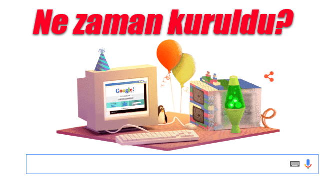 Google Ne Zaman Kuruldu? (Cevabı ise 4 Eylül 1998'de Kuruldu)