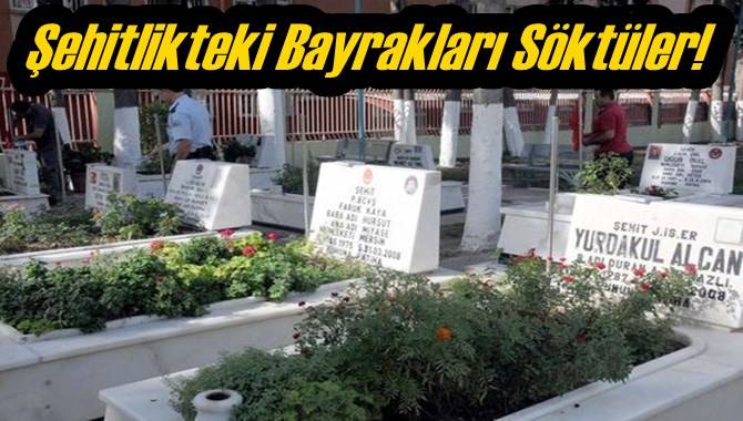 Tarsus Şehitliğindeki Türk Bayraklarına Çirkin Saldırı