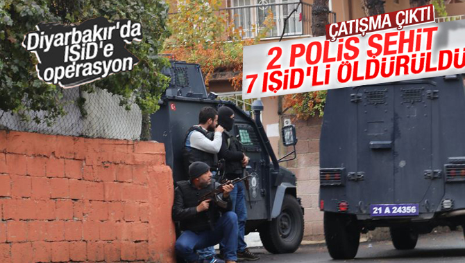 Diyarbakır'da IŞİD Operasyonunda 2 Polis Şehit Oldu