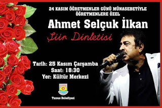 Ahmet Selçuk İlkan bugün Tarsus'ta