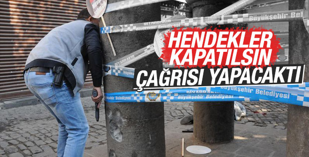 Tahir Elçi Hendekler Kapatılsın Diye Çağrı Yapacaktı