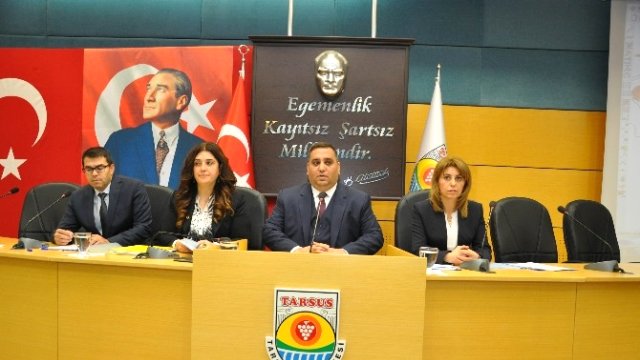 Tarsus'ta yılın son meclis toplantısı