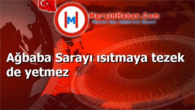 Ağbaba Sarayı ısıtmaya tezek de yetmez