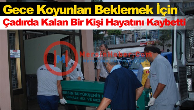 Tarsus’ta Gece Koyunları Beklemek İçin Çadırda Kalan Bir Kişi Hayatını 