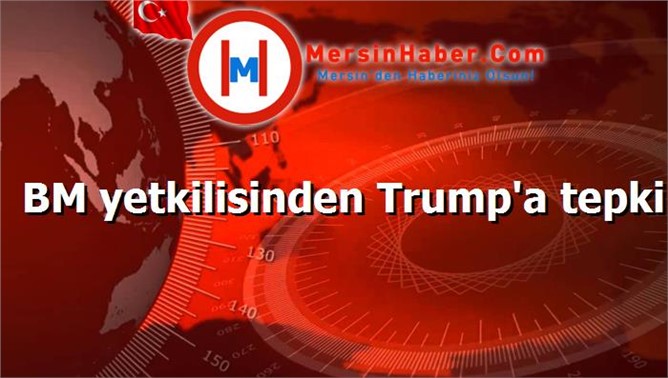 BM yetkilisinden Trump'a tepki