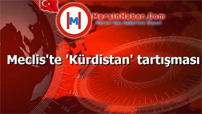 Meclis'te 'Kürdistan' tartışması