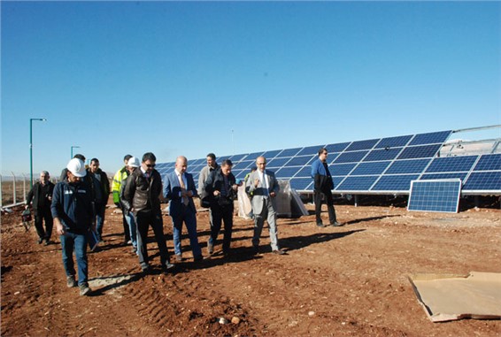 Adıyaman’da yaptırılan güneş enerji santralinde sona gelindi