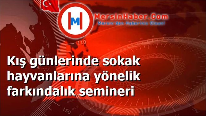 Kış günlerinde sokak hayvanlarına yönelik farkındalık semineri