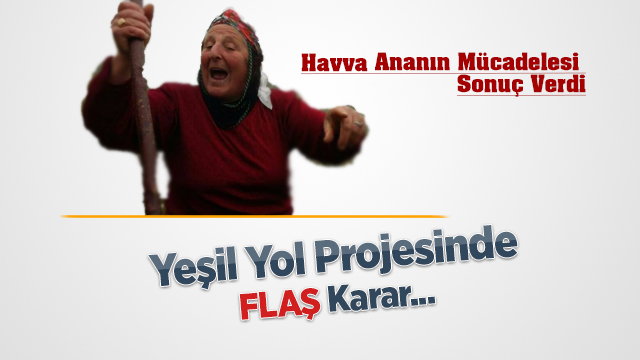 Danıştay'dan Yeşil Yol Projesi İçin Flaş Karar