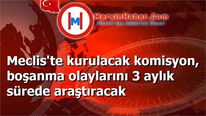 Meclis'te kurulacak komisyon, boşanma olaylarını 3 aylık sürede araştıracak