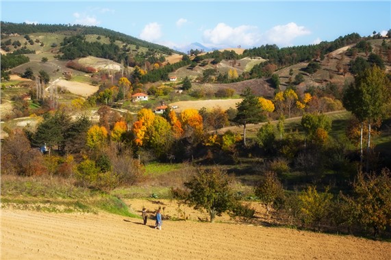 Kadın çiftçi çocukları fotoğraf alanında yarıştı