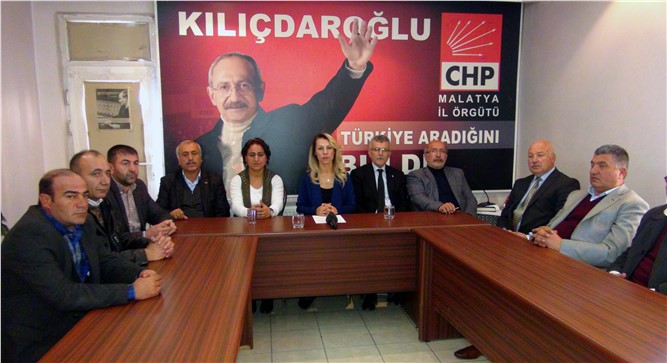 CHP ilçe başkanlarından il yönetimine destek