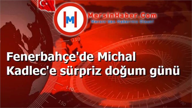 Fenerbahçe'de Michal Kadlec'e sürpriz doğum günü