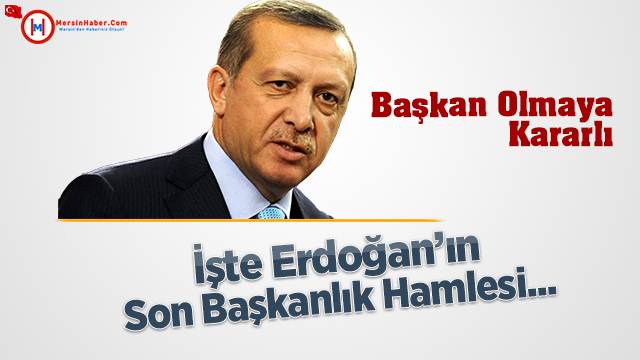 Erdoğan'dan Başkanlık Hamlesi