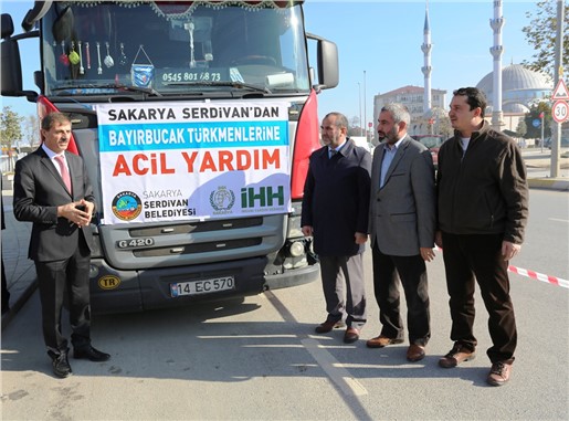 Bayırbucak Türkmenlerine un yardımı