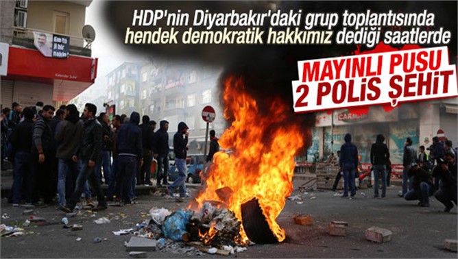 Diyarbakır'da 2 polis şehit