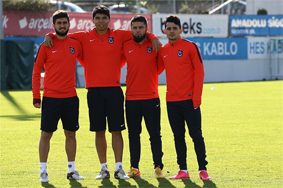 Trabzonspor'da affedilen 4 futbolcu takımla çalıştı