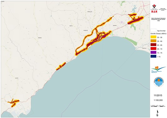 Mersin’in stratejik gürültü haritaları hazırlandı