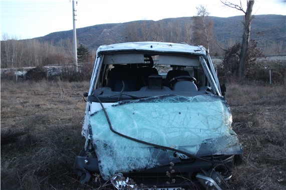 Çankırı'da kaza 1 ölü, 4 yaralı