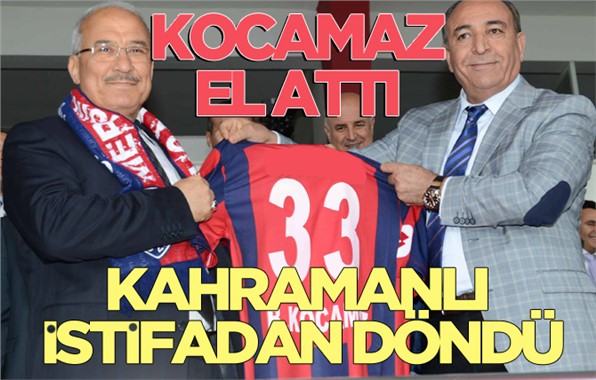 Kocamaz Mersin İdmanyurdu'na el attı, Kahramanlı istifadan döndü