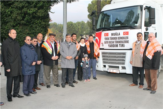 Muğla'dan Bayırbucak Türkmenlerine yardım gönderildi