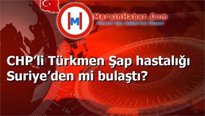 CHP’li Türkmen Şap hastalığı Suriye’den mi bulaştı?