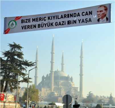 Atatürk’ün Edirne’ye gelişi coşkuyla kutlandı