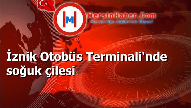 İznik Otobüs Terminali'nde soğuk çilesi