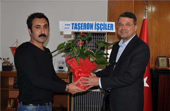 Taşeron İşçilerden Başkan Turgut’a ‘Sendika’ Teşekkürü