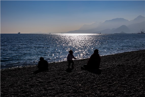 Antalya'da 'kış' sıcağı