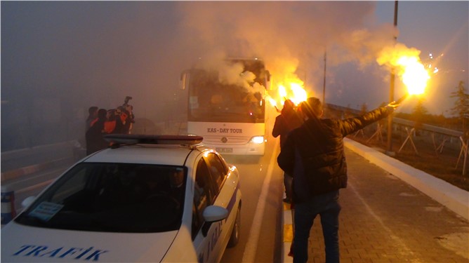 Galatasaray, Kastamonu’da coşkuyla karşılandı