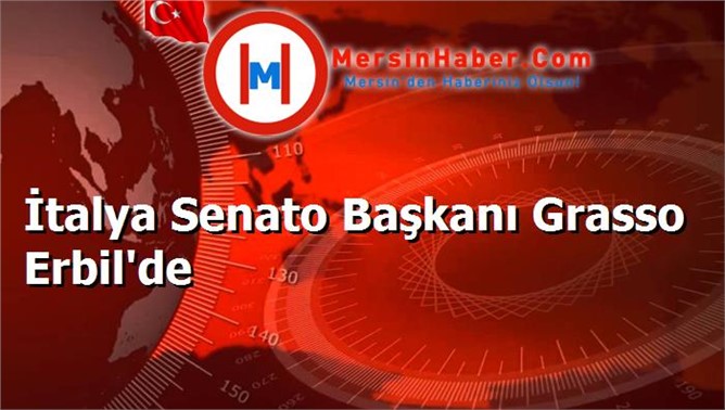 İtalya Senato Başkanı Grasso Erbil'de