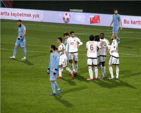 Trabzonspor 0 – Gaziantepspor: 1 (İlk yarı)