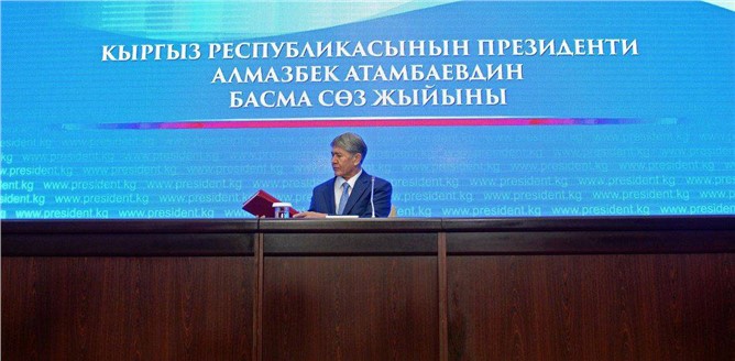 Kırgızistan Cumhurbaşkanı Atambayev Türkiye, Rusya'dan özür dilesin