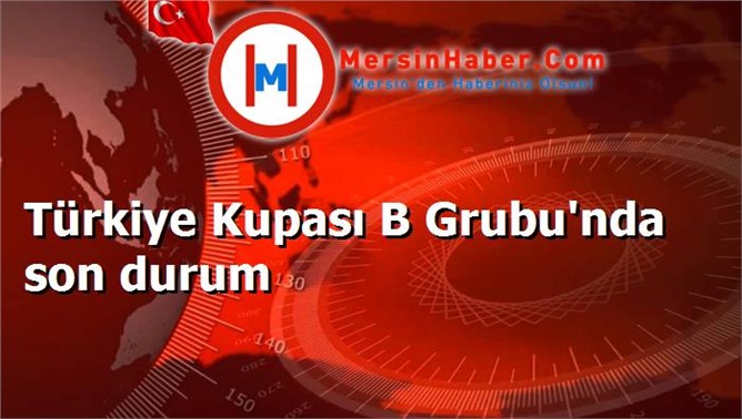 Türkiye Kupası B Grubu'nda son durum