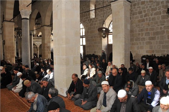 Şehitler  İçin Ulu Cami’de Mevlit Okutuldu