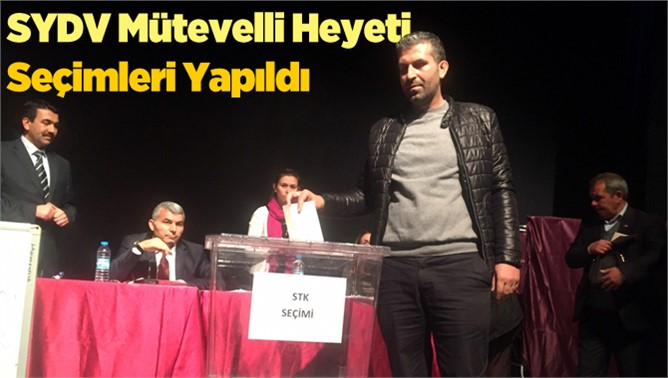 SYDV Mütevelli Heyeti Seçimi Yapıldı