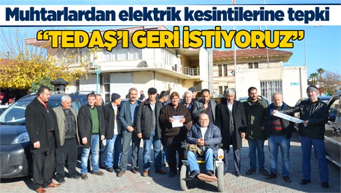 Elektrik Kesintilerine Muhtarlar İsyan Etti