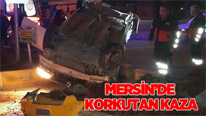 Mersin'de Trafik Kazası 2 Yaralı