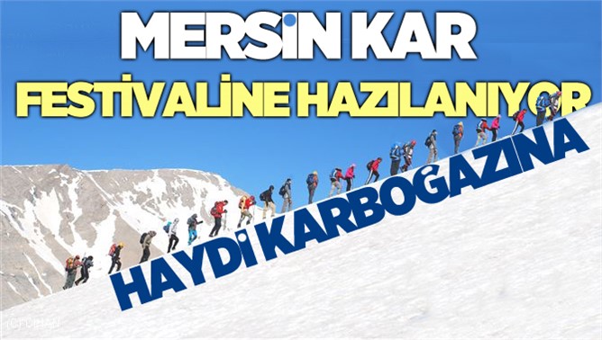 Mersin 1.Kar Festivaline Hazırlanıyor